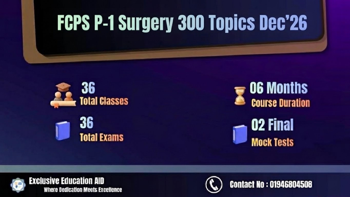 FCPS P-1 Surgery Dec'26 300 To...